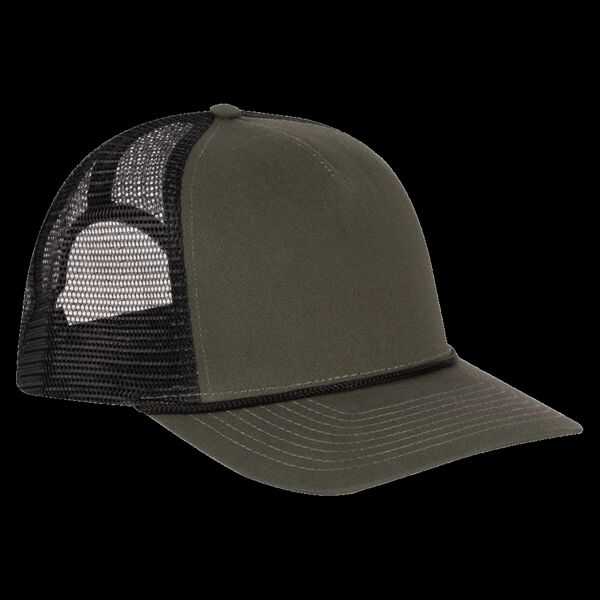 Cotton Retro Rope Trucker Hat Thumbnail