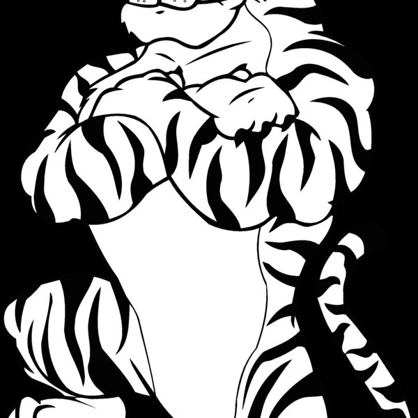 tiger standing on Thumbnail