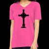 Missy's Relaxed Jersey Short-Sleeve V-Neck T-Shirt Thumbnail