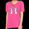 Missy's Relaxed Jersey Short-Sleeve V-Neck T-Shirt Thumbnail