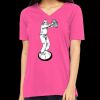 Missy's Relaxed Jersey Short-Sleeve V-Neck T-Shirt Thumbnail