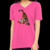 Missy's Relaxed Jersey Short-Sleeve V-Neck T-Shirt Thumbnail