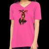 Missy's Relaxed Jersey Short-Sleeve V-Neck T-Shirt Thumbnail