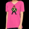 Missy's Relaxed Jersey Short-Sleeve V-Neck T-Shirt Thumbnail