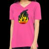 Missy's Relaxed Jersey Short-Sleeve V-Neck T-Shirt Thumbnail