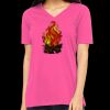 Missy's Relaxed Jersey Short-Sleeve V-Neck T-Shirt Thumbnail