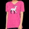 Missy's Relaxed Jersey Short-Sleeve V-Neck T-Shirt Thumbnail