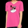 Missy's Relaxed Jersey Short-Sleeve V-Neck T-Shirt Thumbnail