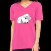 Missy's Relaxed Jersey Short-Sleeve V-Neck T-Shirt Thumbnail