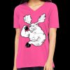 Missy's Relaxed Jersey Short-Sleeve V-Neck T-Shirt Thumbnail