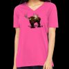Missy's Relaxed Jersey Short-Sleeve V-Neck T-Shirt Thumbnail