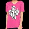 Missy's Relaxed Jersey Short-Sleeve V-Neck T-Shirt Thumbnail