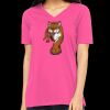 Missy's Relaxed Jersey Short-Sleeve V-Neck T-Shirt Thumbnail