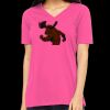 Missy's Relaxed Jersey Short-Sleeve V-Neck T-Shirt Thumbnail