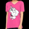 Missy's Relaxed Jersey Short-Sleeve V-Neck T-Shirt Thumbnail