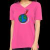 Missy's Relaxed Jersey Short-Sleeve V-Neck T-Shirt Thumbnail