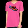 Missy's Relaxed Jersey Short-Sleeve V-Neck T-Shirt Thumbnail