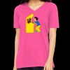 Missy's Relaxed Jersey Short-Sleeve V-Neck T-Shirt Thumbnail