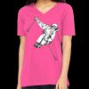 Missy's Relaxed Jersey Short-Sleeve V-Neck T-Shirt Thumbnail