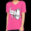 Missy's Relaxed Jersey Short-Sleeve V-Neck T-Shirt Thumbnail