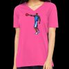 Missy's Relaxed Jersey Short-Sleeve V-Neck T-Shirt Thumbnail