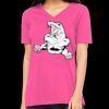 Missy's Relaxed Jersey Short-Sleeve V-Neck T-Shirt Thumbnail
