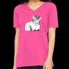 Missy's Relaxed Jersey Short-Sleeve V-Neck T-Shirt Thumbnail