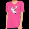 Missy's Relaxed Jersey Short-Sleeve V-Neck T-Shirt Thumbnail
