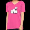 Missy's Relaxed Jersey Short-Sleeve V-Neck T-Shirt Thumbnail