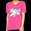Missy's Relaxed Jersey Short-Sleeve V-Neck T-Shirt Thumbnail