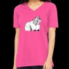 Missy's Relaxed Jersey Short-Sleeve V-Neck T-Shirt Thumbnail