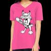Missy's Relaxed Jersey Short-Sleeve V-Neck T-Shirt Thumbnail