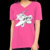 Missy's Relaxed Jersey Short-Sleeve V-Neck T-Shirt Thumbnail
