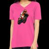 Missy's Relaxed Jersey Short-Sleeve V-Neck T-Shirt Thumbnail