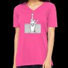 Missy's Relaxed Jersey Short-Sleeve V-Neck T-Shirt Thumbnail
