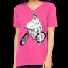 Missy's Relaxed Jersey Short-Sleeve V-Neck T-Shirt Thumbnail