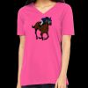 Missy's Relaxed Jersey Short-Sleeve V-Neck T-Shirt Thumbnail