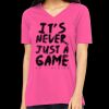 Missy's Relaxed Jersey Short-Sleeve V-Neck T-Shirt Thumbnail