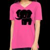 Missy's Relaxed Jersey Short-Sleeve V-Neck T-Shirt Thumbnail