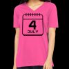Missy's Relaxed Jersey Short-Sleeve V-Neck T-Shirt Thumbnail