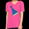 Missy's Relaxed Jersey Short-Sleeve V-Neck T-Shirt Thumbnail