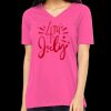 Missy's Relaxed Jersey Short-Sleeve V-Neck T-Shirt Thumbnail
