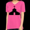 Missy's Relaxed Jersey Short-Sleeve V-Neck T-Shirt Thumbnail