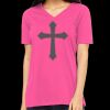 Missy's Relaxed Jersey Short-Sleeve V-Neck T-Shirt Thumbnail