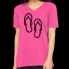 Missy's Relaxed Jersey Short-Sleeve V-Neck T-Shirt Thumbnail