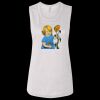 Ladies' Bella Flowy Scoop Muscle Tank Thumbnail